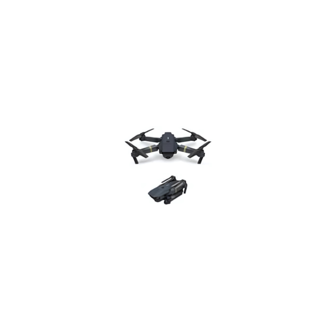 Micro Foldable Drone with 720P Adjustable Camera - Black